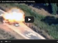 Video muestra momento del impacto de un misil a un auto. No creerás como termina el chofer…