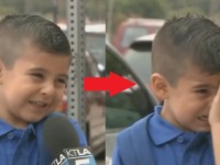 Reportera hace llorar a un niño en su primer día de escuela