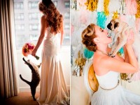 30 fotos conmovedoras de parejas que incluyeron a sus mascotas en su boda