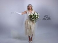 Video muestra en tres minutos 100 años de moda del vestido de novia