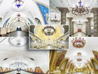 Olvídese de las estaciones de Metro sucias, y admire estas de la red subterránea de Moscú que parecen palacios espectaculares