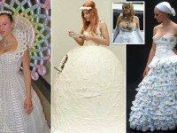 ¿Son estos los peores vestidos de novia? Al menos se llevarían el premio a los más extravagantes