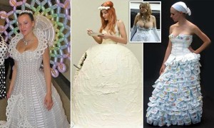 ¿Son estos los peores vestidos de novia? Al menos se llevarían el premio a los más extravagantes