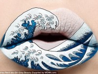 Experta en maquillaje transforma los labios en increíbles obras de arte