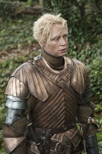 Game of Thrones - Series 02 Episode 10 "Valar Morghulis" Gwendoline Christie as Brienne. ©Copyright 2000-2005 Home Box Office Inc