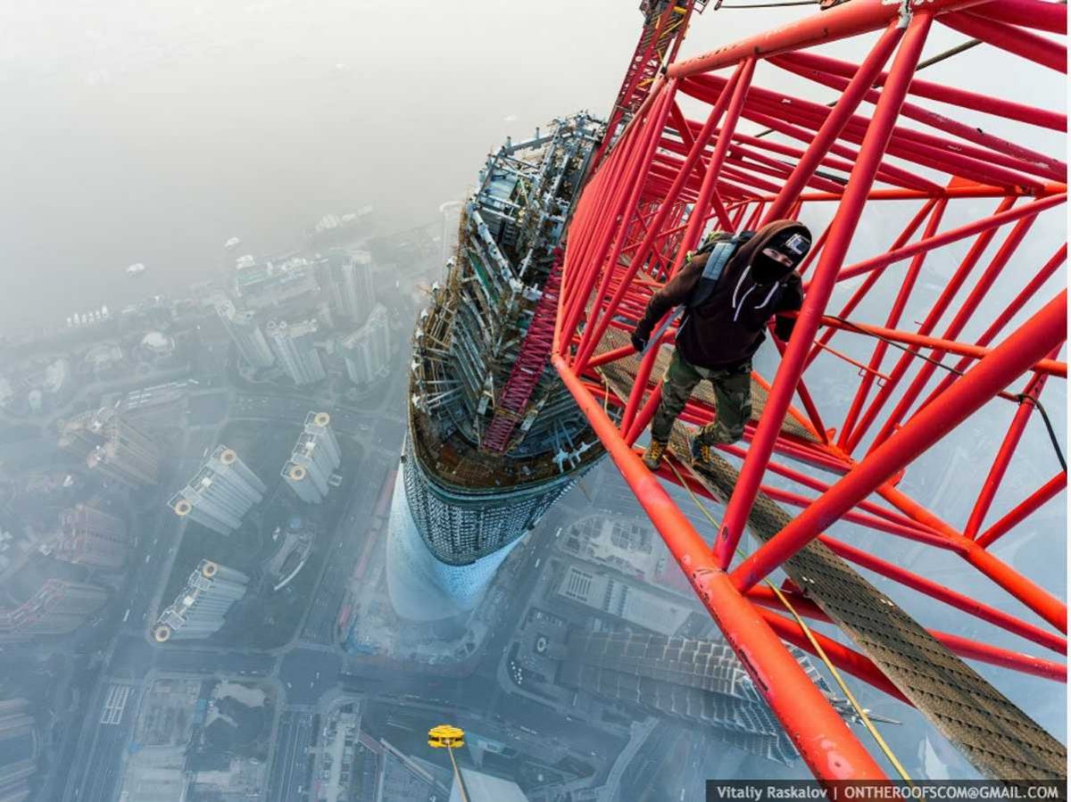 the-pair-also-climbed-650-meters-2130-feet-to-the-top-of-one-of-chinas-tallest-skyscrapers-the-shanghai-tower-three-elevators-send-passengers-up-to-the-sightseeing-platform-but-the-photographers