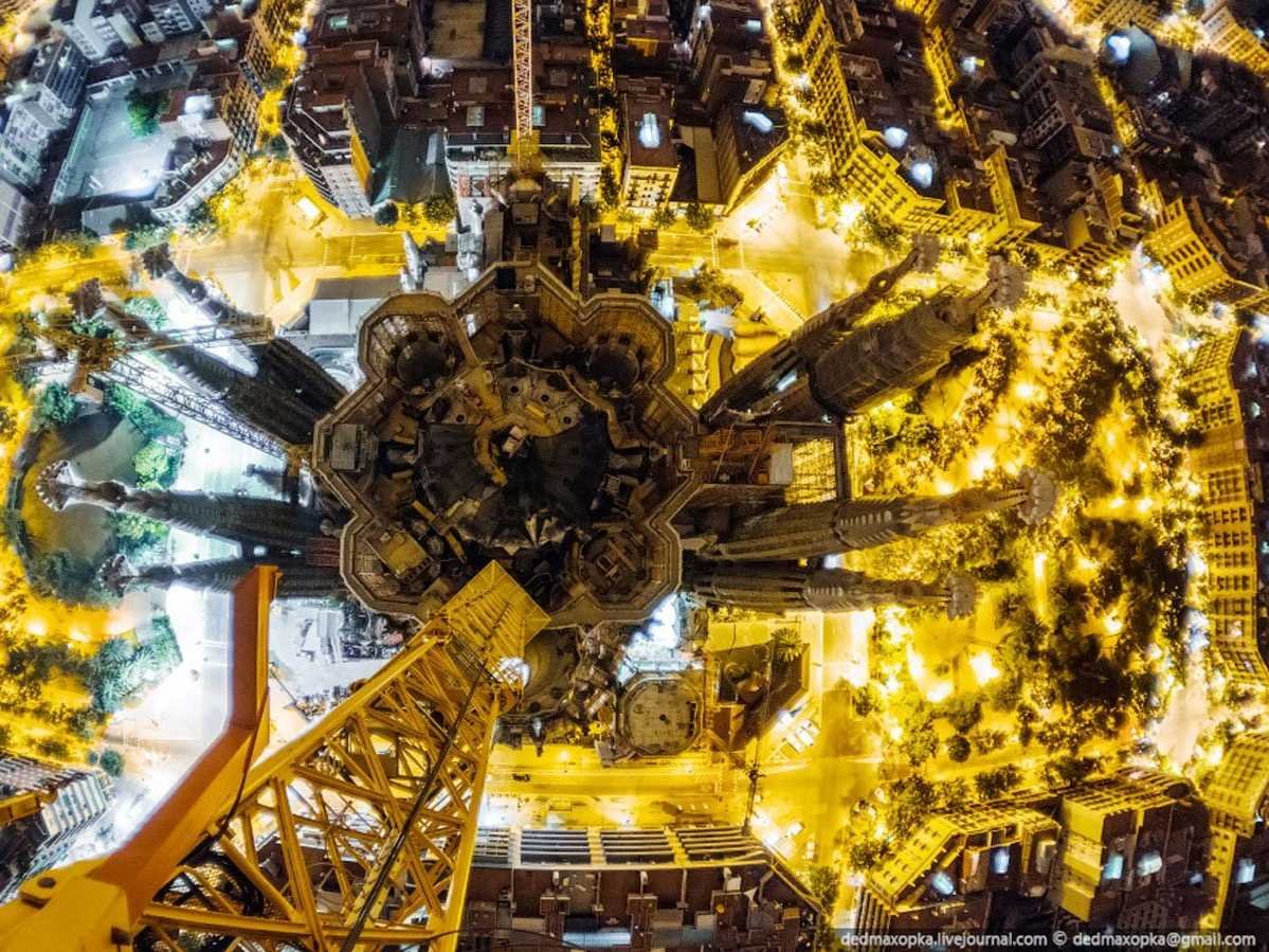 the-photographers-climbed-the-nearby-crane-and-used-scaffolding-to-get-to-about-50-meters-164-feet-above-the-building-itself-they-were-able-to-capture-stunning-views-of-the-structure-at-angles-n