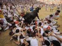 Mira estas fotos de las Fiestas de San Fermín en Pamplona tomadas desde los celulares de los corredores