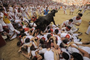 Mira estas fotos de las Fiestas de San Fermín en Pamplona tomadas desde los celulares de los corredores