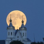 Espectaculares fotografías  de la belleza de la Superluna que se vio este fin de semana.