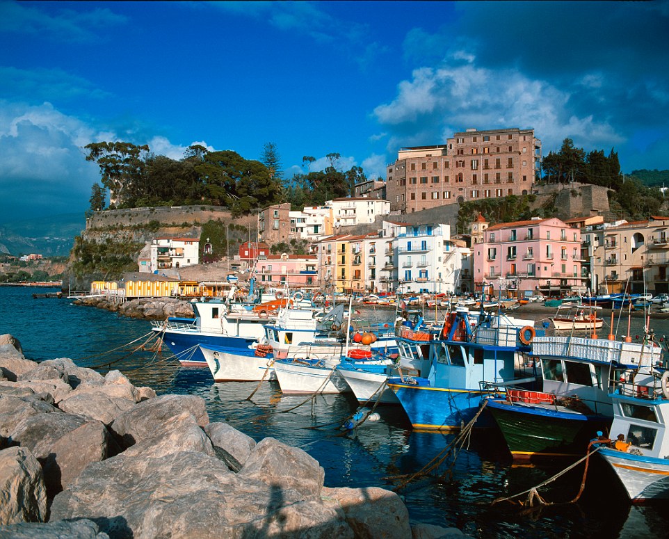 Italy Gulf of Naples Sorrento Marina Grande