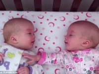 El doble de amor: Video muestra a dos bebés gemelos «conversando» a su manera