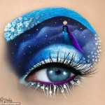 La belleza está en el ojo del espectador: maquilladora crea diseños de cuento en los párpados