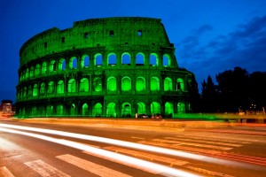 Mira cómo lucen los grandes monumentos del mundo vestidos de verde en honor a San Patricio